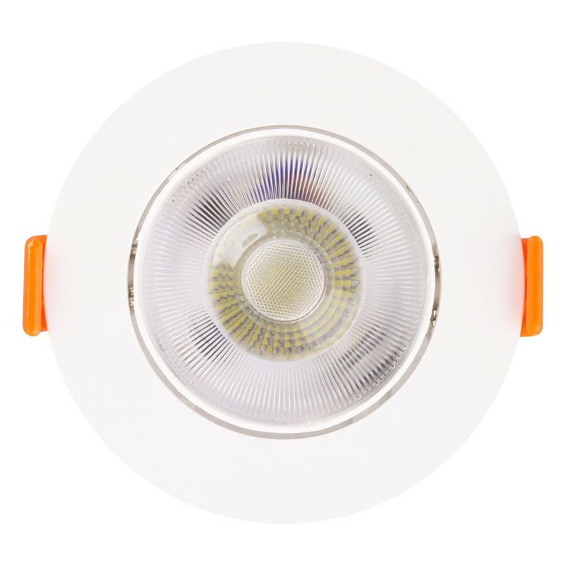 SpotLeddeEmbutirRedondoBrancoBronzearte5W6000KBivoltFrontal1
