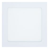 Painel Led de Embutir Branco Quadrado Bronzearte Slim 12W 3000K