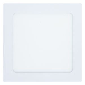Painel Led de Embutir Branco Quadrado Bronzearte Slim 12W 3000K