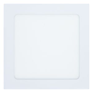 Painel Led de Embutir Branco Quadrado Bronzearte Slim 12W 3000K