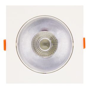 Spot Led de Embutir Quadrado Branco Bronzearte 14W 6500K