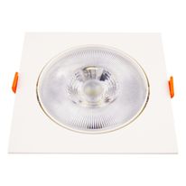 Spot Led de Embutir Quadrado Branco Bronzearte 14W 6500K