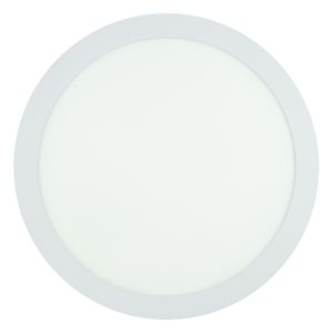 Painel Led de Embutir Branco Redondo Bronzearte Slim 24W 4000K