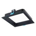 Painel-Led-de-Embutir-Preto-Recuado-Quadrado-Stella-12W-3000K-BivoltAngularDireita2