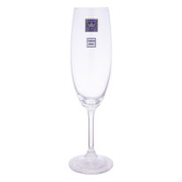Conjunto de Taças de Cristal para Champanhe Anna Bohemia 6 peças 220ml