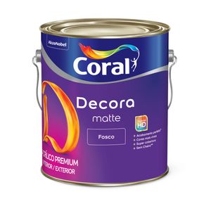 Tinta Acrílica Fosca Coral Decora 3,6l Gelo