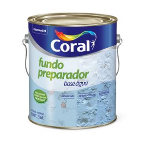 Fundo Preparador para Parede Base d'água Coral 3,6l