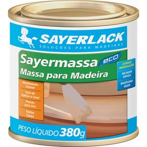 Massa para Madeira Sayerlack 380g Branca