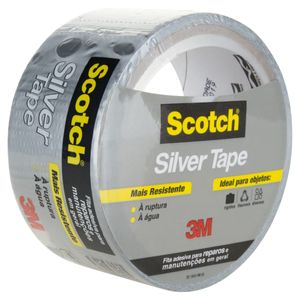 Fita Silver Tape Cinza 3M Scotch 45mm x 5m