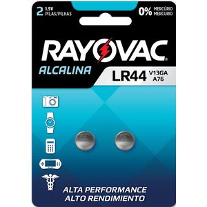 Pilha de Lithium Rayovac 1,5V LR44/V13GA