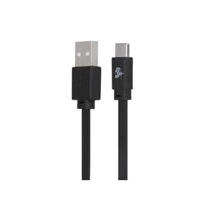 Cabo USB Tipo C Flat Preto 5+ 1,2m