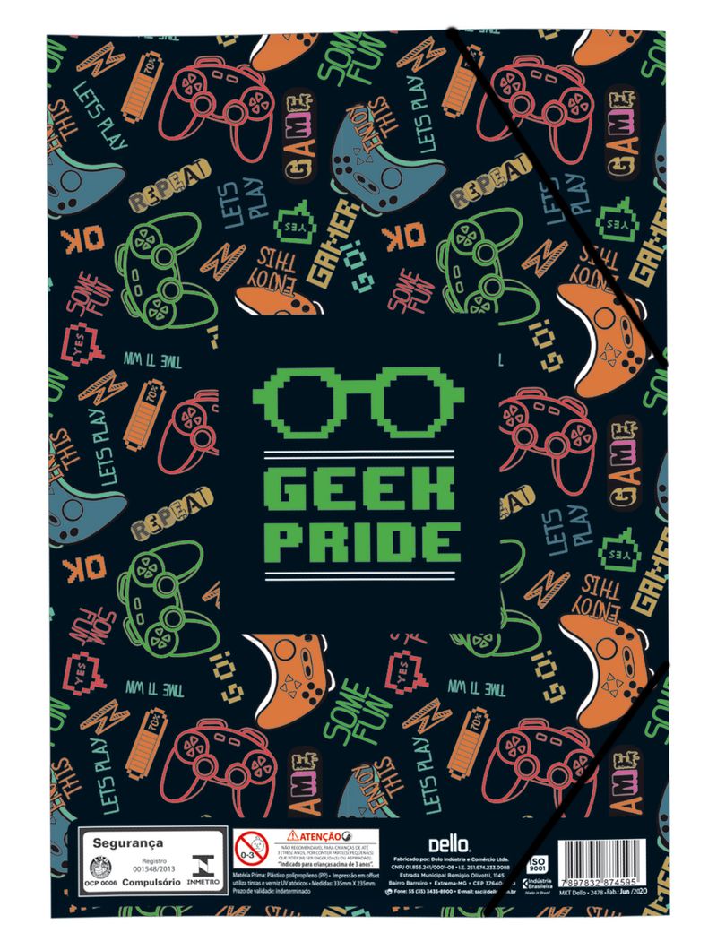 Pasta-Escolar-com-Elastico-Geek-Pride-Dello-110072