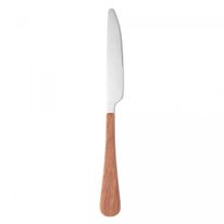 Conjunto de Facas em Aço Inox com Cabo Plástico Amadeirado Wolff Mesa 6 peças