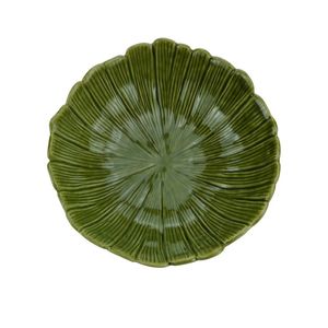 Centro de Mesa de Cerâmica Banana Leaf Verde Lyor 20cm x 7cm