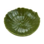 Centro-de-Mesa-de-Ceramica-Banana-Leaf-Verde-Lyor-25cm-x-85cm-110299