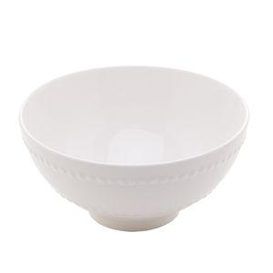 Bowl de Porcelana New Bone Pearl Branco Lyor 13cm x 6,5cm