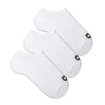 Meia Masculina Invisível Branca Cia da Meia 39 a 42 3 pares