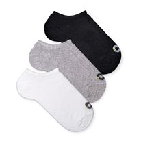 Meia Masculina Invisível Básica Cia da Meia 39 a 42 3 pares