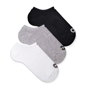Meia Masculina Invisível Básica Cia da Meia 39 a 42 3 pares