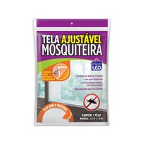 Tela Ajustável Mosquiteira  Plast Leo 1,3m x 1,5m