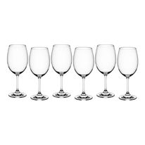 Conjunto de Taças de Cristal para Vinho Gastro Bohemia 6 peças 450ml