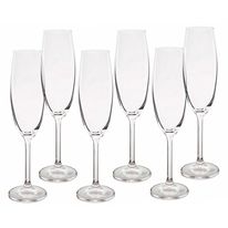 Conjunto de Taças de Cristal para Champanhe Gastro Bohemia 6 peças 220ml