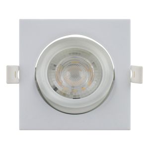 Spot Led de Embutir Quadrado Powner PAR20 7W 3000K