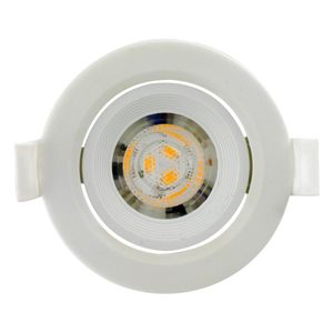 Spot Led de Embutir Redondo Powner MR11 3W 3000K