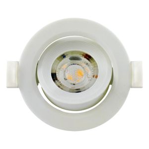 Spot Led de Embutir Redondo Powner MR11 3W 3000K