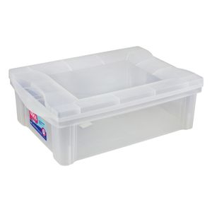 Organizador Plástico Cristal Ordene 13,5 Litros