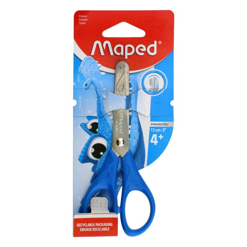 Tesoura-Escolar-Azul-Maped-13cm-Pulse-Jacare-110996