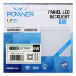 PainelLeddeSobreporQuadradoPownerBacklight6W4000K-111401