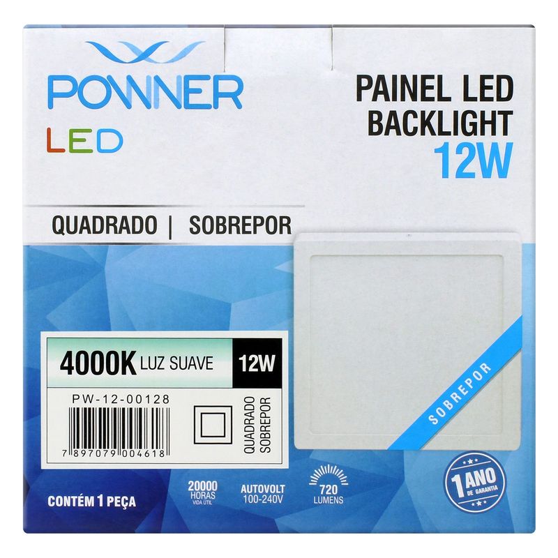 Painel-Led-de-Sobrepor-Quadrado-Powner-Backlight-12W-4000K-111408