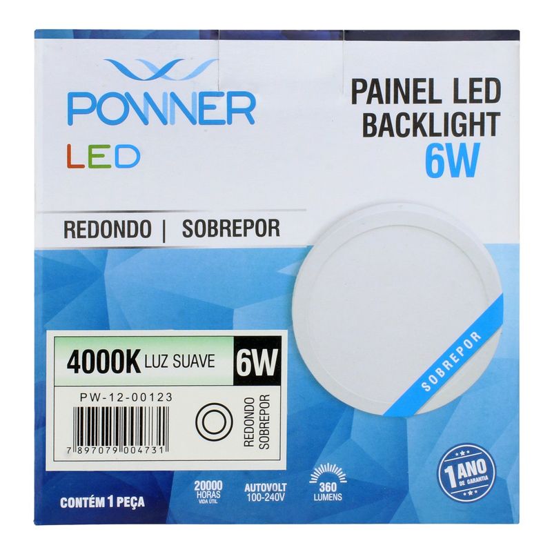 Painel-Led-de-Sobrepor-Redondo-Powner-Backlight-6W-4000K-111435