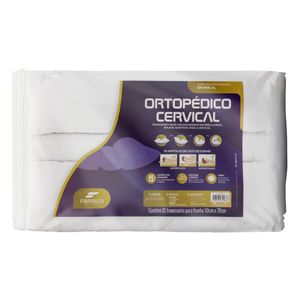 Travesseiro Ortopédico Cervical Fibrasca 50cm x 70cm