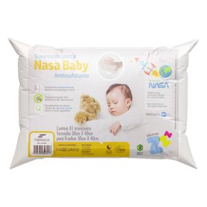 Travesseiro Nasa Baby Percal Fibrasca 30cm x 40cm