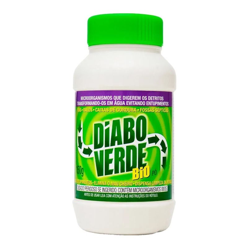 Desentupidor-Biologico-em-Po-Diabo-Verde-150g-Desentupidor-Bio-em-Po-Diabo-Verde-150g-131315