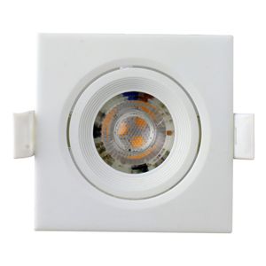 Spot Led de Embutir Quadrado Powner MR11 3W 3000K