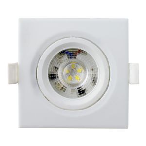 Spot Led de Embutir Quadrado Powner MR16 5W 3000K