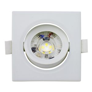 Spot Led de Embutir Quadrado Powner MR16 5W 3000K