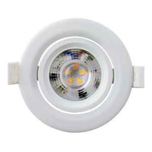 Spot Led de Embutir Redondo Powner MR16 5W 3000K