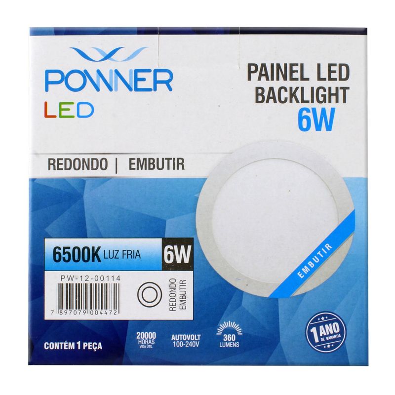 Painel-Led-de-Embutir-Redondo-Powner-Backlight-6W-6500K-131468