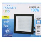 Refletor-de-Led-Preto-Powner-100W-3000K-Autovolt-131524