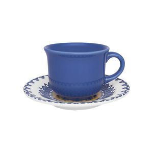 Conjunto de Cafezinho com Pires La Carreta Oxford com 6 peças