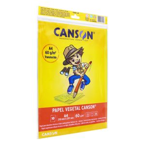 Papel Vegetal A4 Canson com 10 Folhas