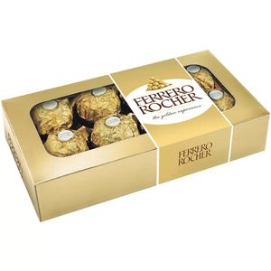 Caixa de Bombom 100g Ferrero Rocher 8 unidades