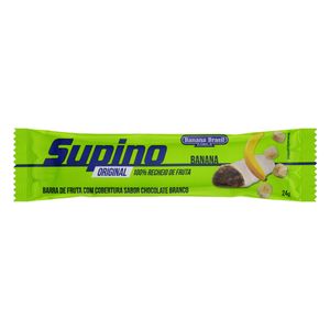 Supino Original de Banana com Chocolate Branco Banana Brasil 24g