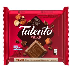 Chocolate Talento ao leite com Avelãs Garoto 85g