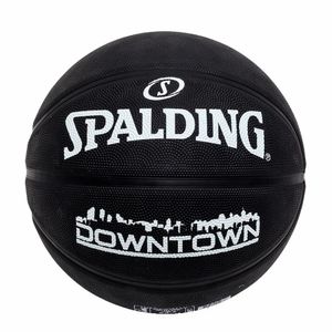 Bola de Basquete Preta Spalding Downtown