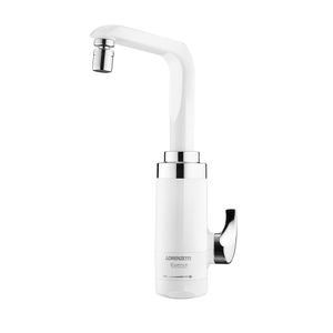 Torneira Elétrica de Parede Essence Lorenzetti Branco e Cromado 5500W 220V